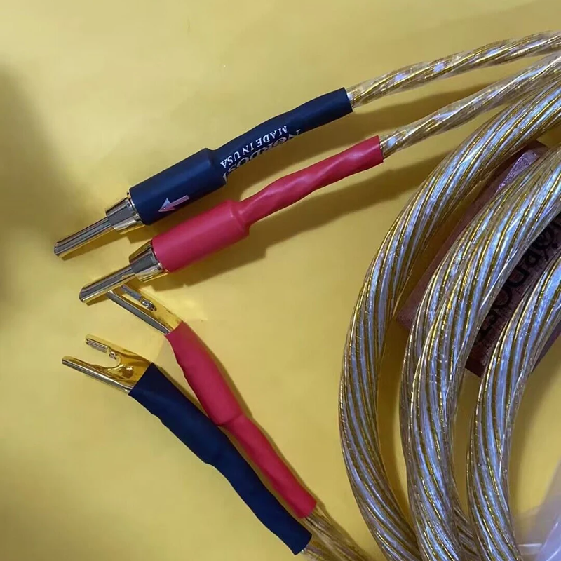Pair Hifi Nordost ODIN 2 Gold Loudspeaker Wire Audio Line Banana to Banana Plug