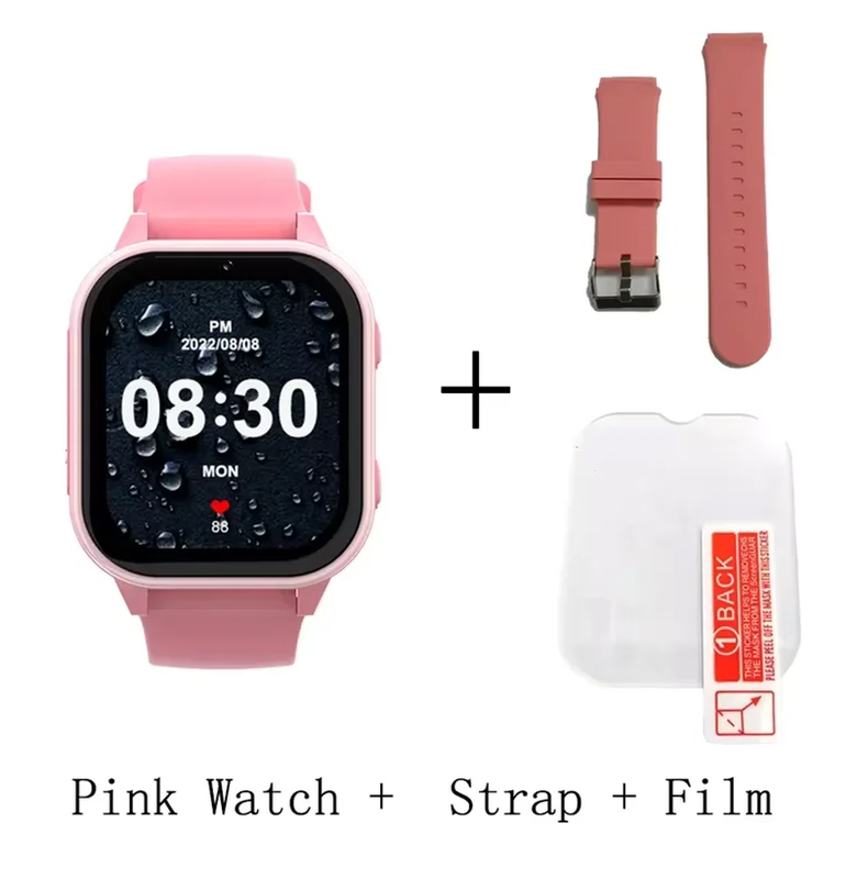 Kt19Pro Max Kids Smart Watch 4G WIFI GPS Tracker Camera Body Temperature Monitor