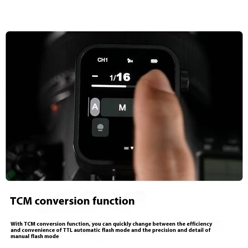 X3 TTL HSS 2.4G Wireless Flash Trigger OLED Touch Screen Transmitter Quick Charg
