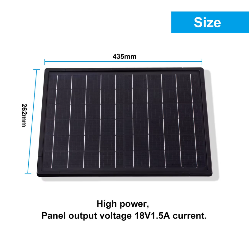 25W Solar Panel MPPT Charge Outdoor Waterproof 18650 Battery Output 12V 5V 6V 9V