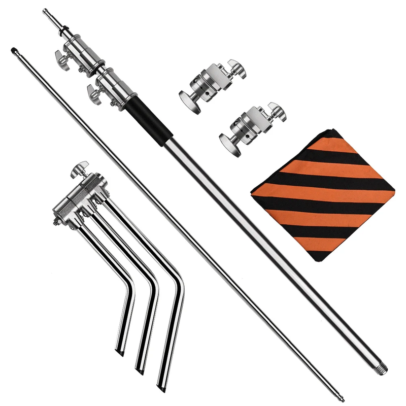 2.6M/8.5FT Stainless Steel Century Foldable Light Stand Tripod Magic Leg Photogr