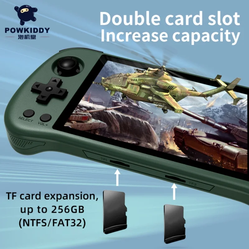 X55 5.5 Inch IPS Screen Handheld Game Console Open Source RK3566 Retro Video Gam