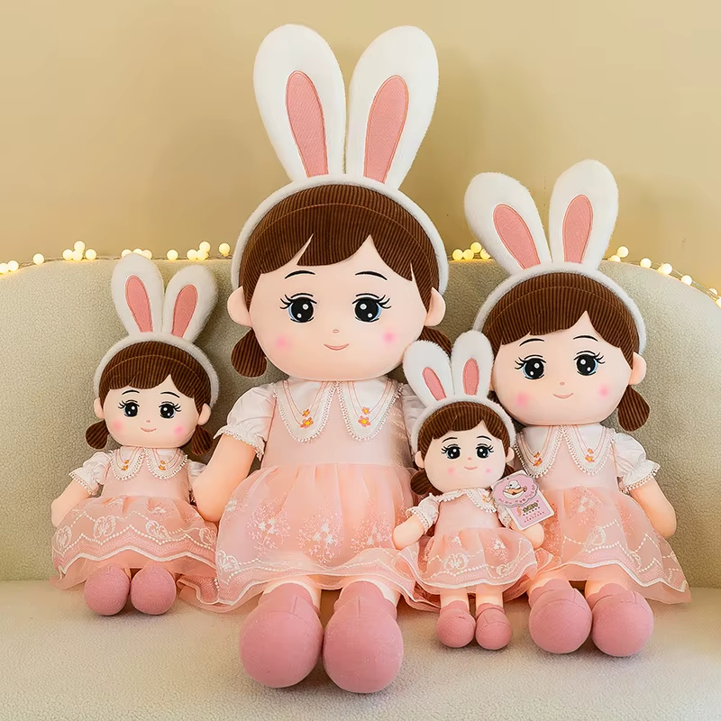 50-110Cm Cute Nasha Angel Girl Plush Toy Lovely Stuffed Anime Figure Doll Wear B