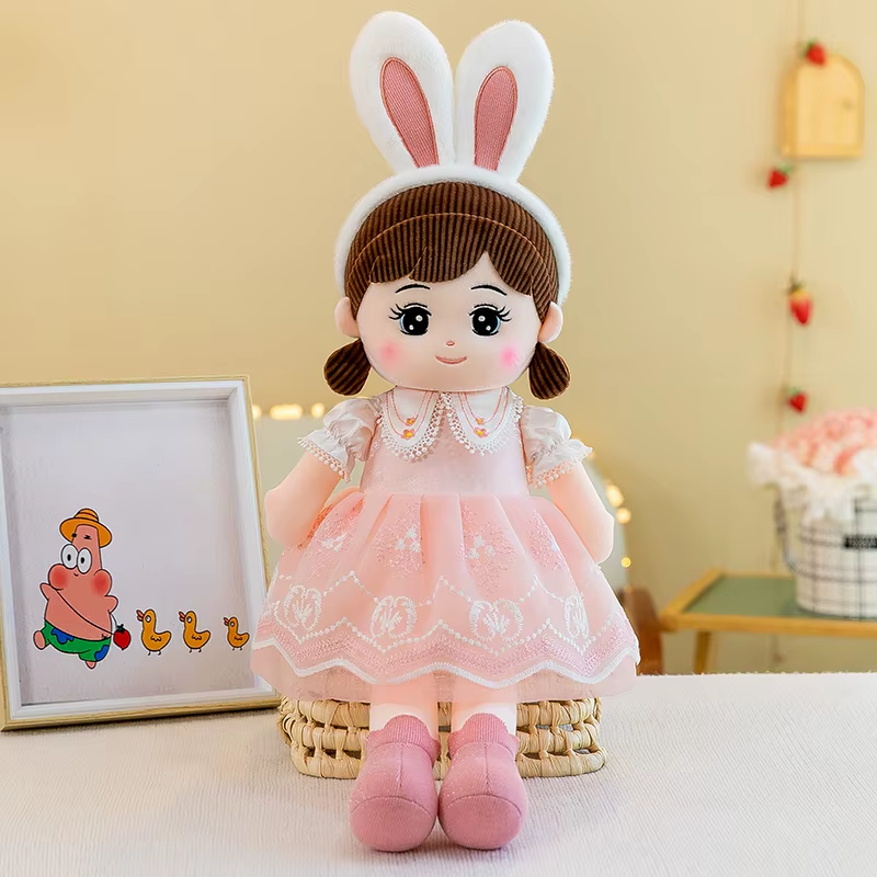 50-110Cm Cute Nasha Angel Girl Plush Toy Lovely Stuffed Anime Figure Doll Wear B