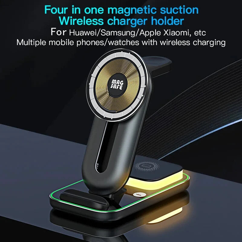 20W Wireless Charger Stand Pad for iPhone 15 14 13 12 11 Pro Samsung Xiaomi