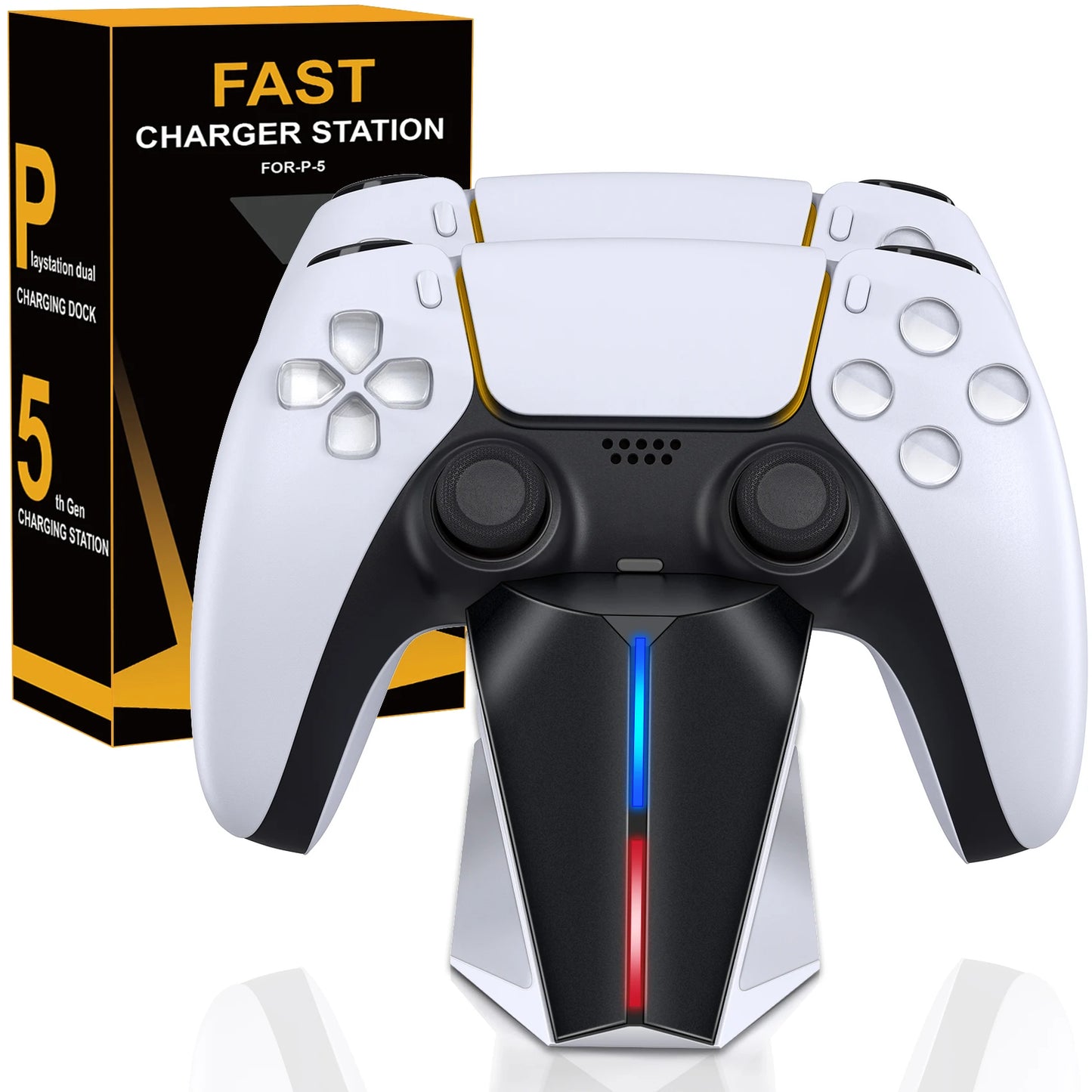 BEBONCOOL Dual Controller Charger For PS5 Charging Dock Station For Playstation