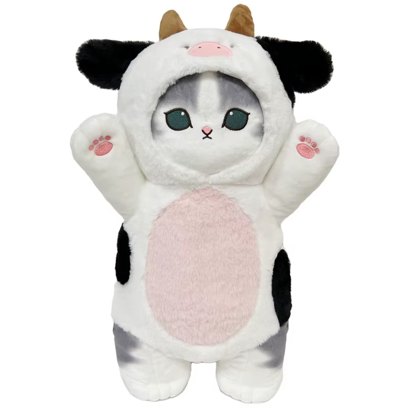 Original Mofusand Kawaii Cos Cat Plushies 30/50Cm Cosplay Animals Dinosaur Cow B
