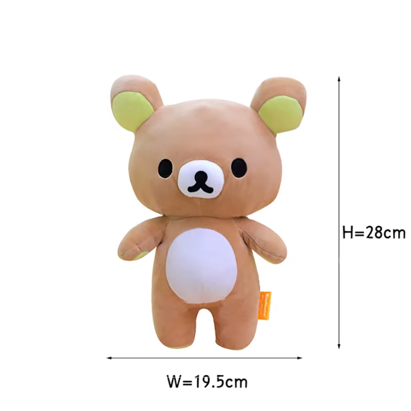 28Cm Rilakkuma Plush Teddy Bear Stuffed Doll Kawaii Bear Plushies Lovely Animal