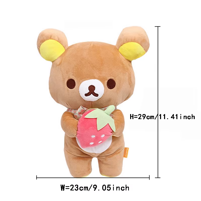 28Cm Rilakkuma Plush Teddy Bear Stuffed Doll Kawaii Bear Plushies Lovely Animal