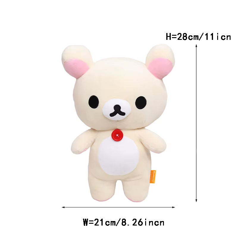 28Cm Rilakkuma Plush Teddy Bear Stuffed Doll Kawaii Bear Plushies Lovely Animal