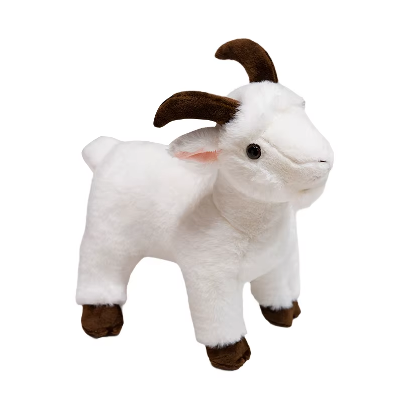 New Simulation Stuffed 30/40Cm White Goat High Fidelity Anime Plushie Sheep Plus