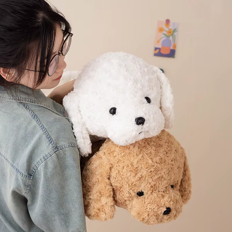 42Cm-118Cm Simulation Huge High Quality Soft Teddy Dog Plush Doll Pillow Brown W
