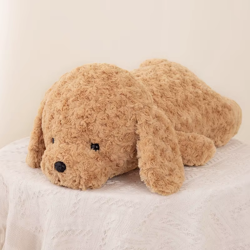 42Cm-118Cm Simulation Huge High Quality Soft Teddy Dog Plush Doll Pillow Brown W