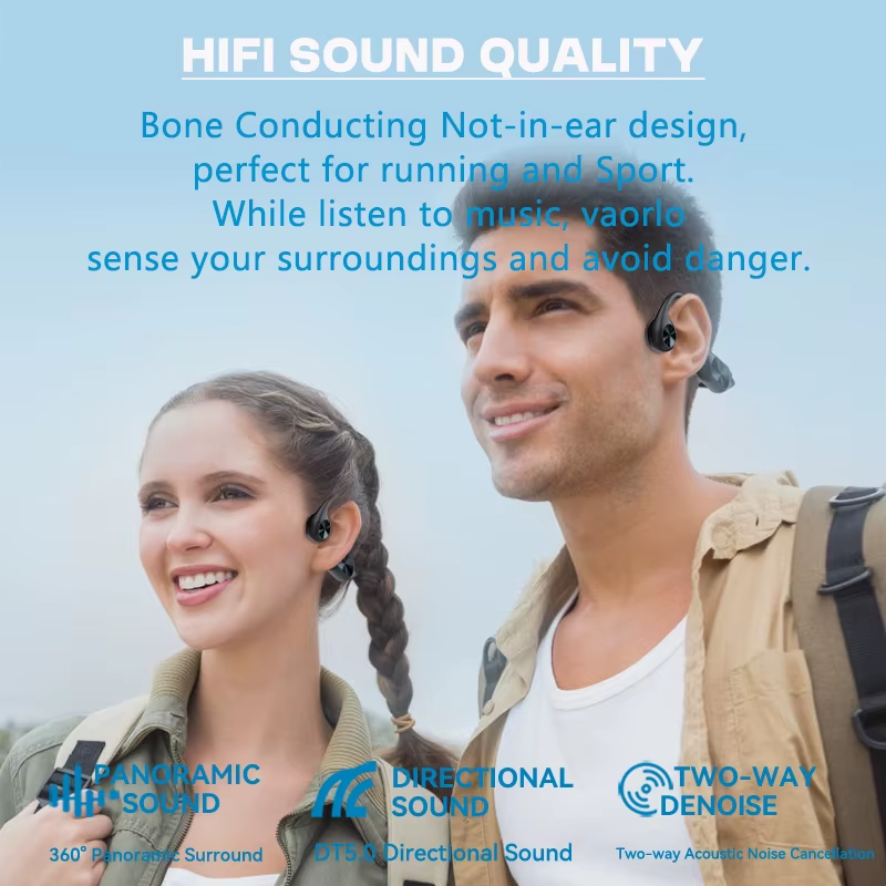 Bone Conduction Wireless Headphone IPX8 Waterproof Swimming Headset Bluetooth 5.