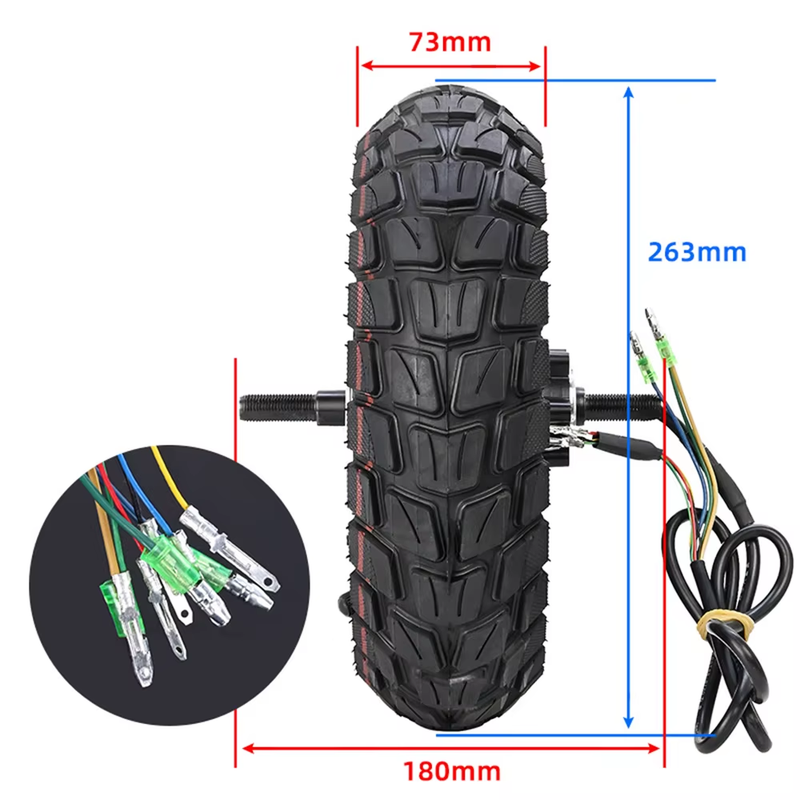 48V 500W Motor Replacement for Kugoo M4/M4PRO Electric Scooter 10 Inch Inflatabl