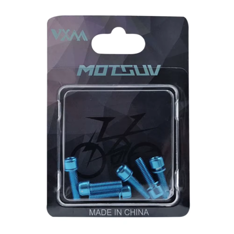 6-12PCS Bicycle Stem Bolt M5X18Mm MTB Road Bike Handlebar Stems Bolts Titanium-P