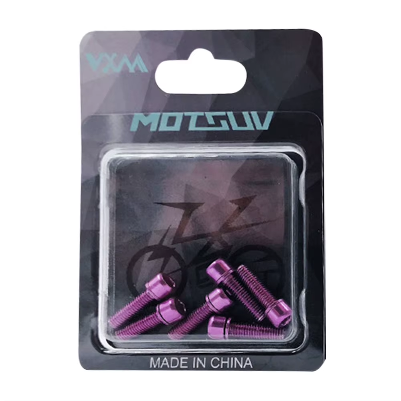 6-12PCS Bicycle Stem Bolt M5X18Mm MTB Road Bike Handlebar Stems Bolts Titanium-P