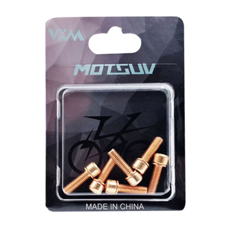 6-12PCS Bicycle Stem Bolt M5X18Mm MTB Road Bike Handlebar Stems Bolts Titanium-P