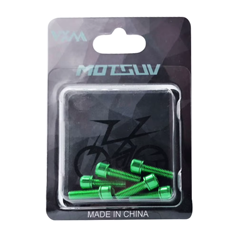 6-12PCS Bicycle Stem Bolt M5X18Mm MTB Road Bike Handlebar Stems Bolts Titanium-P