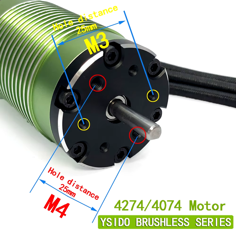 4274 800KV 1400KV 2200KV 3600KV Brushless Motor for RC ARRMA TRAXXAS EDF Boat 1/