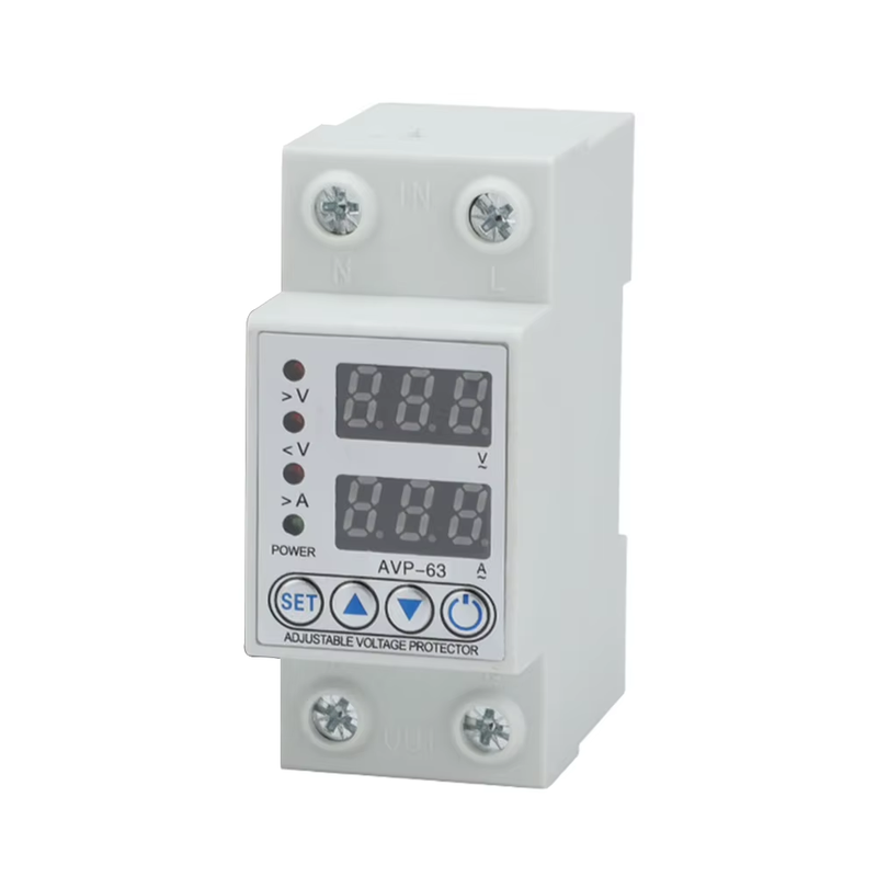 220V 40/63A Adjustable over under Voltage Protective Device over Current Protect