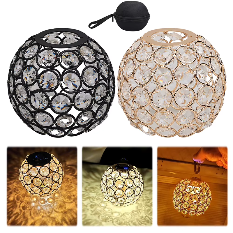 Crystal Ball Lampshade Outdoor Camping Lantern Shade Atmosphere Lampshade Decora