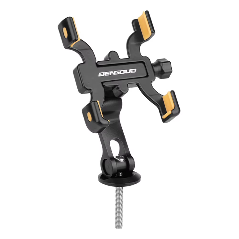 Bike Phone Mount Holder Aluminium Alloy Bike Phone Stand 360 Rotation Cycling P