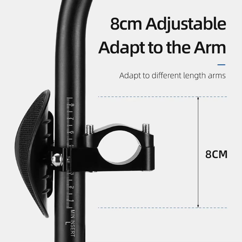 Aluminum Bicycle Rest TT Handlebar Clip Extension Triathlon MTB Bike Rest Handle