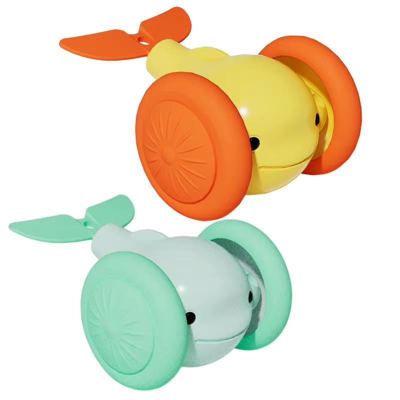 Cat Automatic Moving Ball Little Whale Shape Electric Cat Ball Toy Stimulating R
