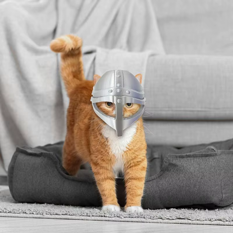 Cat Costume Hat Metal Pirate Design Funny Outfit Hat Comfortable Cosplay Headwea