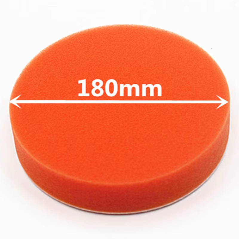 10Pc 180Mm 7 Inch Flat Sponge Gross Polishing Buffing Pad Kit for Car Polisher C