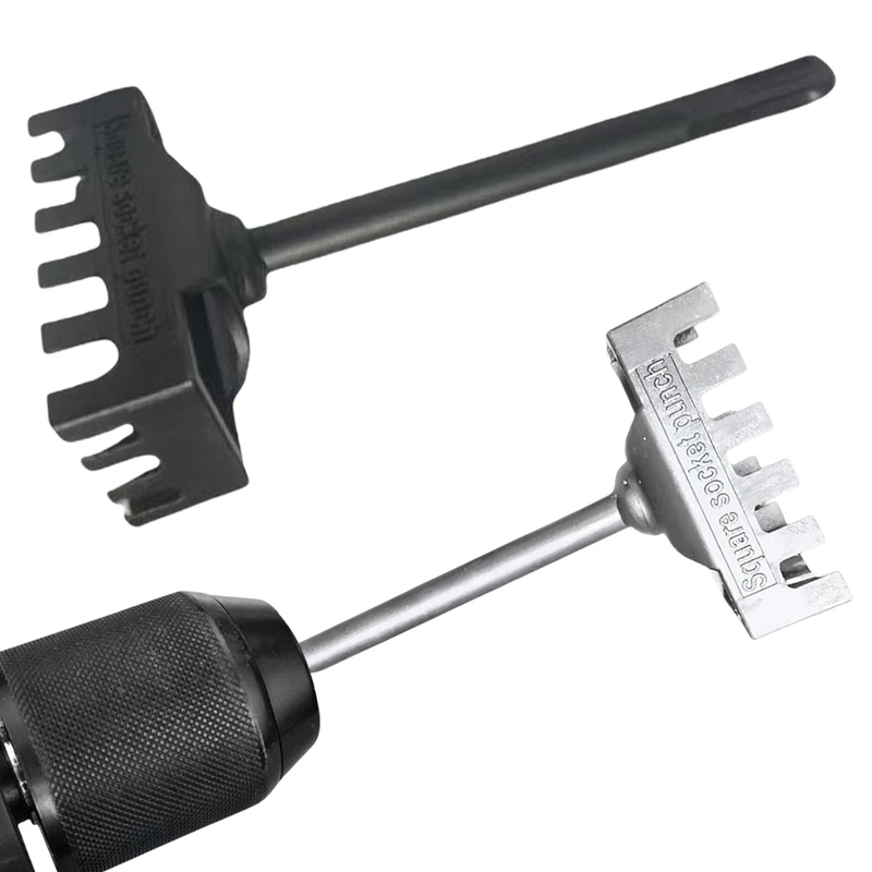 86-Type Rectangle Slot Cutout Saw Wear Resist Electrical Box Hole Punch Tool Lig