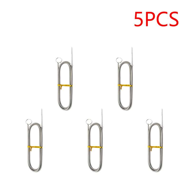 5-20PCS Flexible Drain Brush Stainless Steel Long Refrigerator Cleaning Brush Pi
