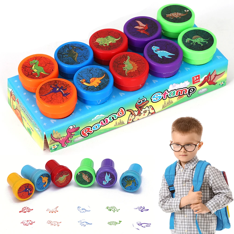 25/50 PCS Assorted Stamps for Kids Self Inking Stamps Different Design Child Sta