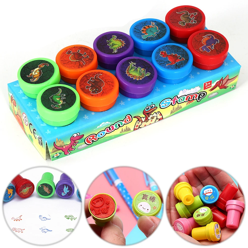 25/50 PCS Assorted Stamps for Kids Self Inking Stamps Different Design Child Sta