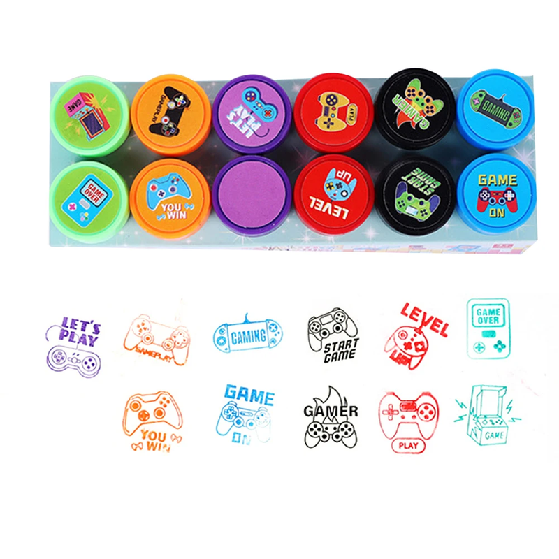 25/50 PCS Assorted Stamps for Kids Self Inking Stamps Different Design Child Sta