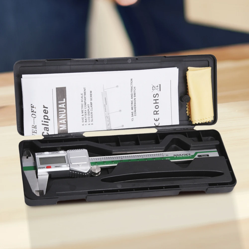 Digital Caliper Measuring Tool Stainless Steel Vernier Caliper Fraction/Mm/Inch