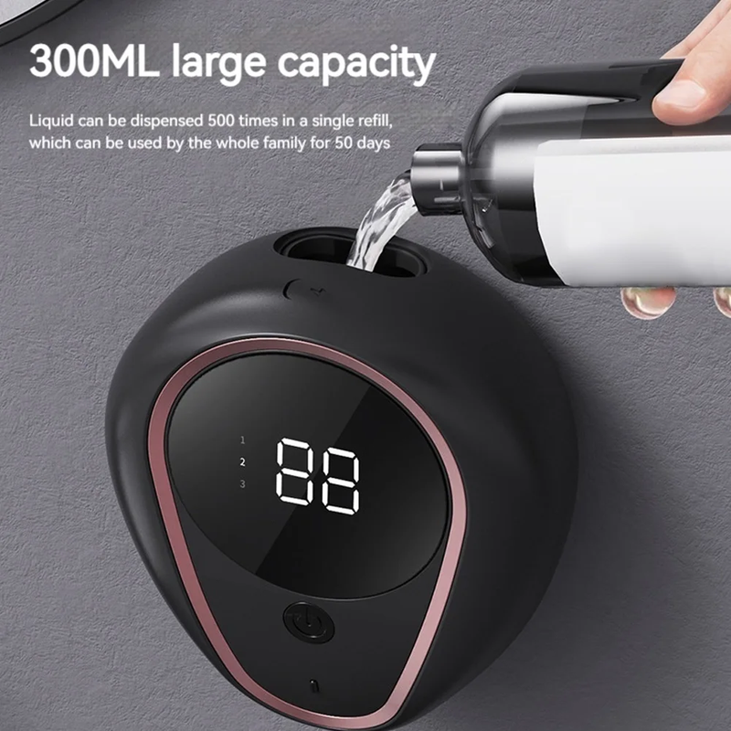 Automatic Wall Mount Foam Soap Dispenser Infrared Sensor Small Touchless Soap Di