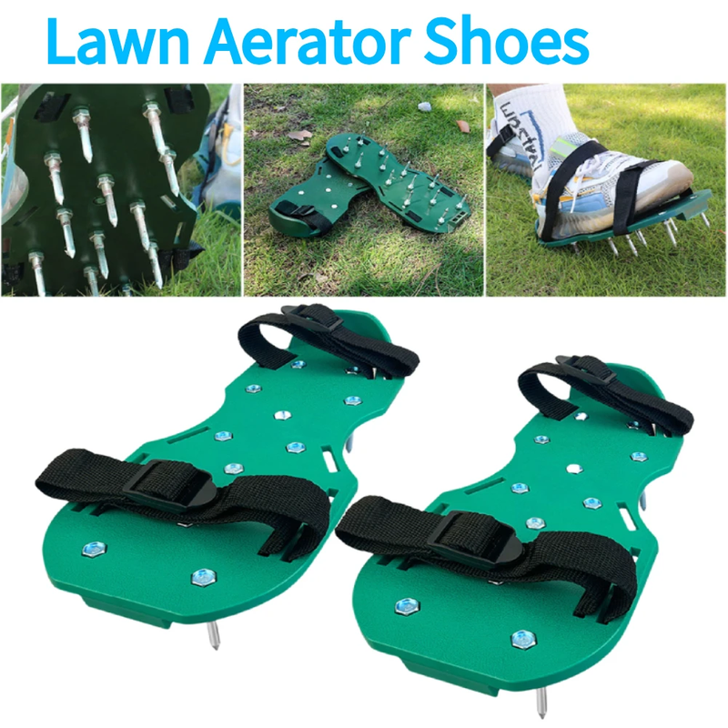 28Mm/42Mm/55Mm Lawn Aerator Shoes Gardening Shoes Garden Spike Shoes Grass Aerat