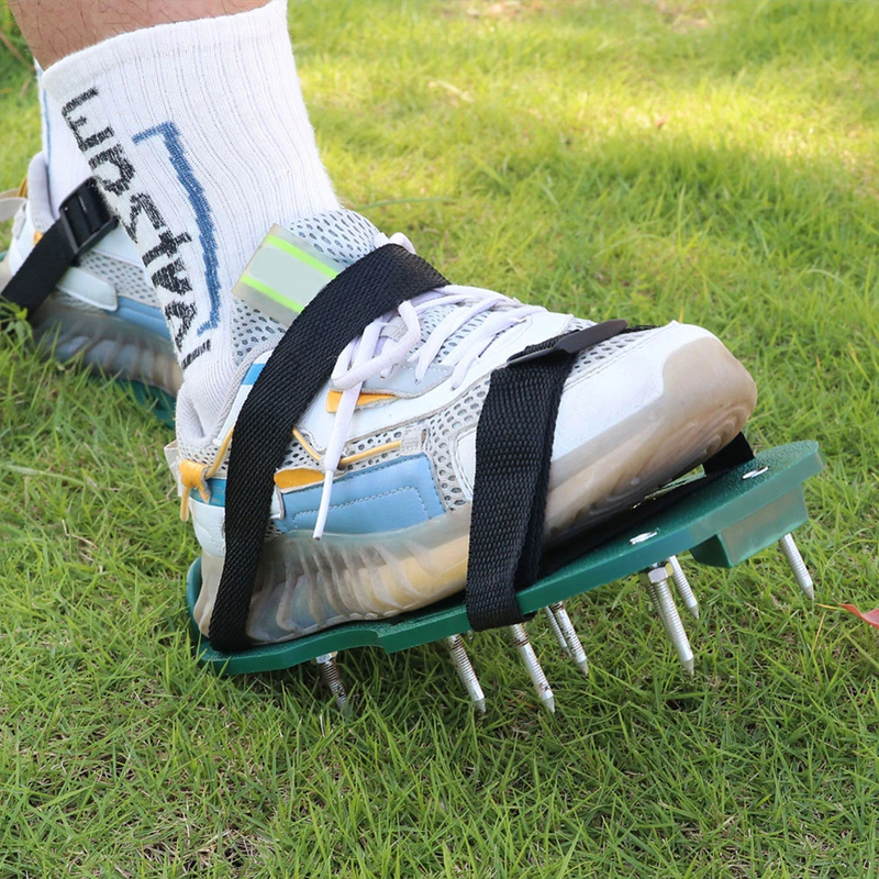 28Mm/42Mm/55Mm Lawn Aerator Shoes Gardening Shoes Garden Spike Shoes Grass Aerat