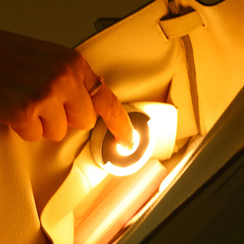 1-5PCS Lightweight Handbag Light with Automatic Sensor Storage Bag Lamp Hanging