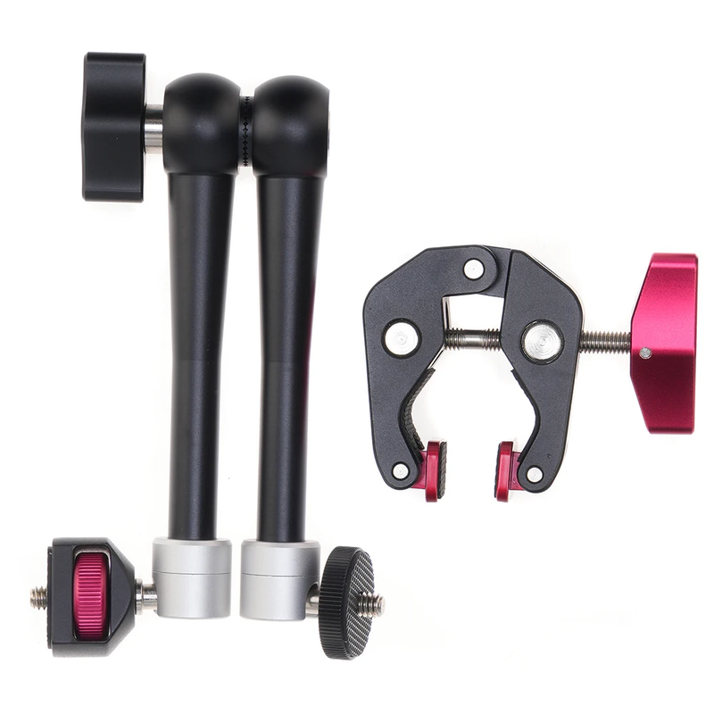 Magic Arm Clamp 1/4'' and 3/8'' Thread and 7/11'' Adjustable Friction Power Articul