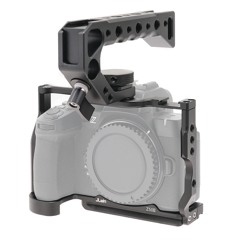 Camera Cage Aluminum Alloy Video Cage for Nikon Z50II Mirrorless Camera with Col