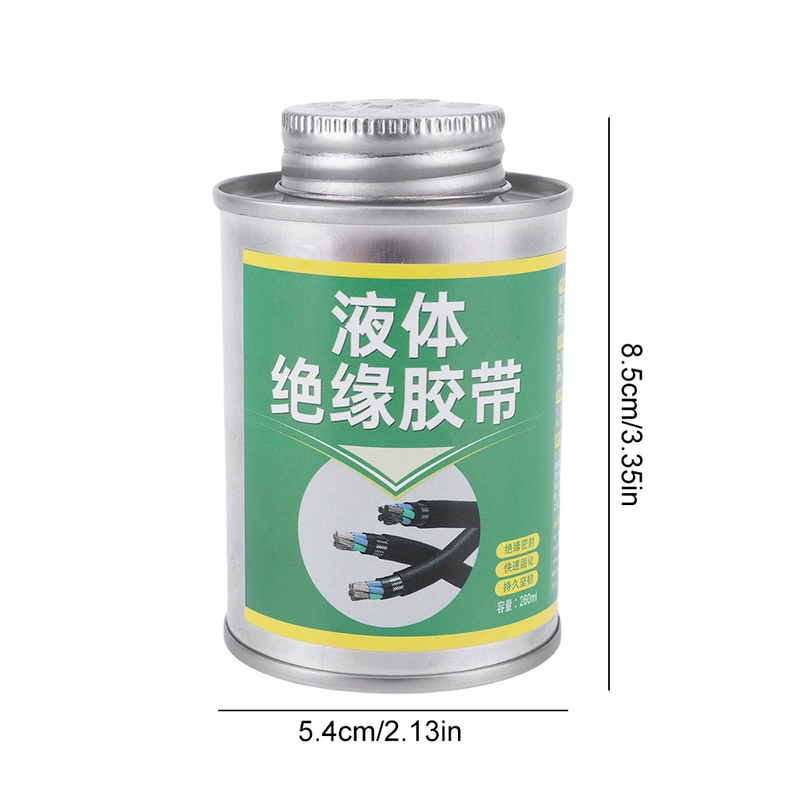 1/2PCS 260ML Liquid Electrical Tape Electrical Wire Cable Coat Repair Glue High-