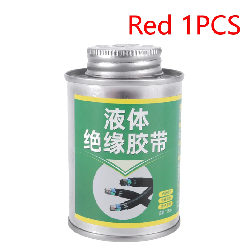 1/2PCS 260ML Liquid Electrical Tape Electrical Wire Cable Coat Repair Glue High-