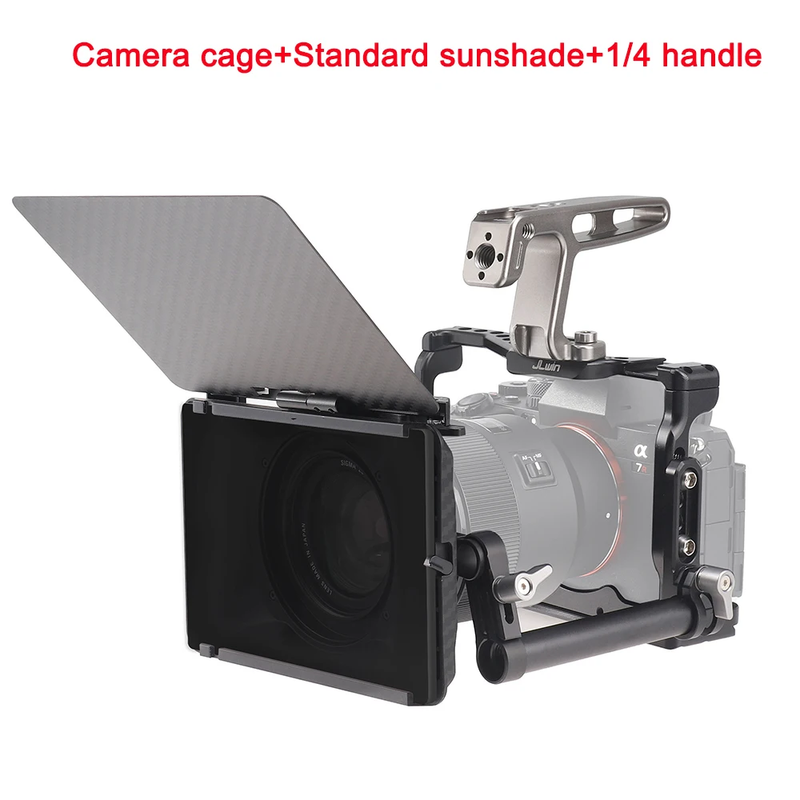 Camera Cage for Sony A7RV Aluminum Alloy Cage A7R5 to Mount Tripod Monitor Photo