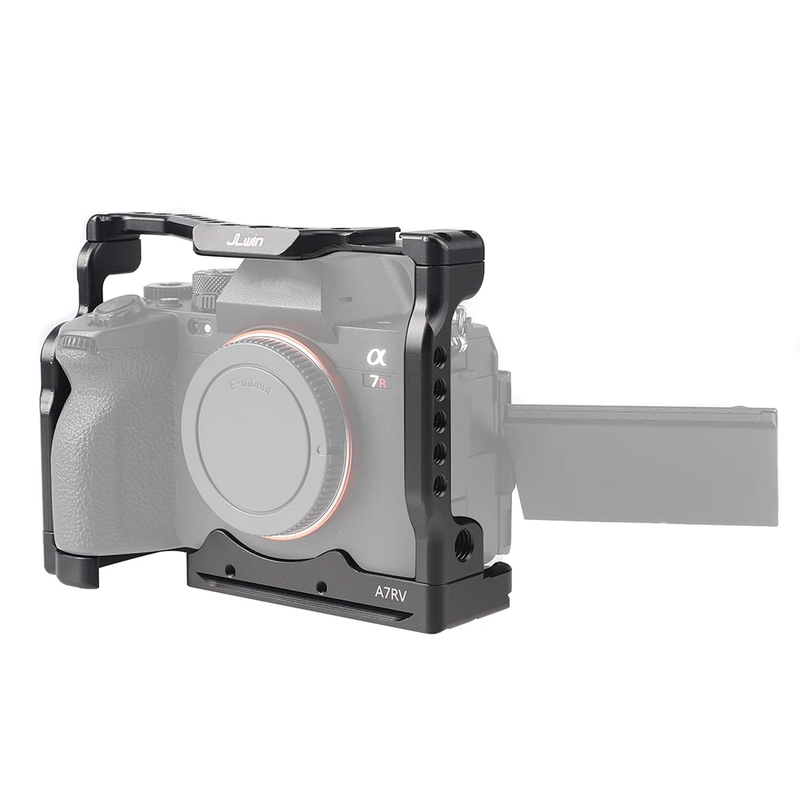 Camera Cage for Sony A7RV Aluminum Alloy Cage A7R5 to Mount Tripod Monitor Photo