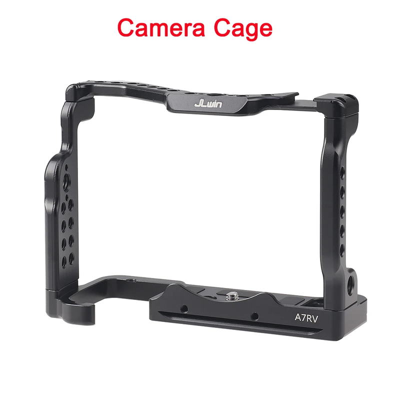 Camera Cage for Sony A7RV Aluminum Alloy Cage A7R5 to Mount Tripod Monitor Photo