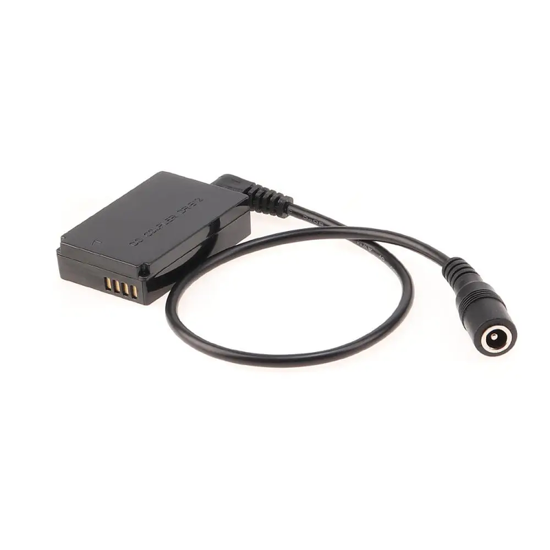 LP-E12 Dummy Battery Adapter DC Coupler 5.5*2.1Mm Cable for Canon EOS M M2 M10 M