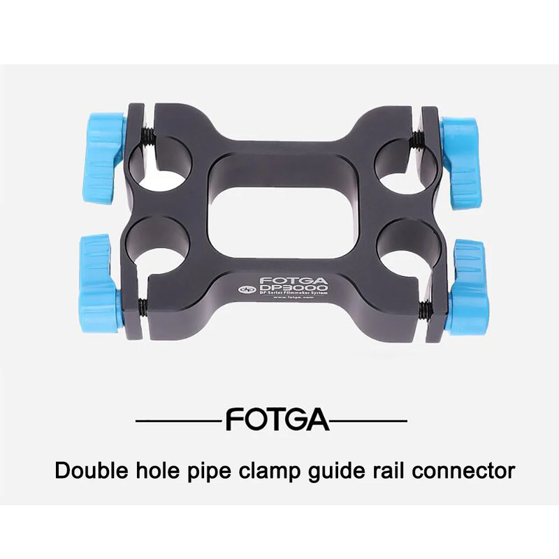 DP3000 Offset Riser Rail Block Rod Clamp for 4Pcs 15Mm Rod DSLR Rig System